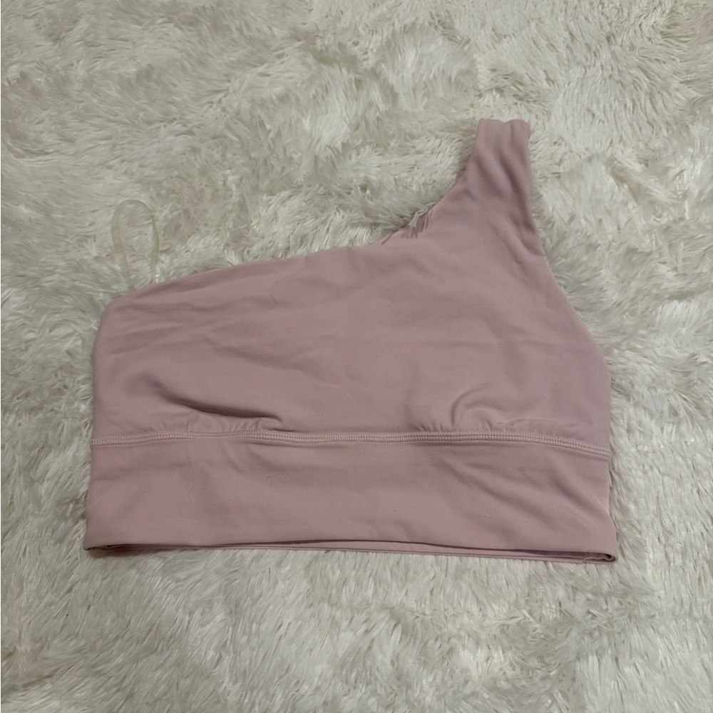 Lululemon crop baby pink tank top align